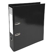Exacompta Iderama Prem Touch Lever Arch File Paper on Board A4 70mm Spine Width Black (Pack 10)