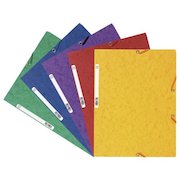 Europa 3 Flap Folder Manilla 240x320mm Elasticated 400gsm Assorted (Pack 10)