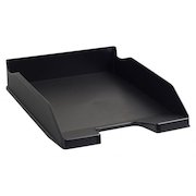 Exacompta Forever Letter Tray Recycled Plastic W255xD346xH65mm Black