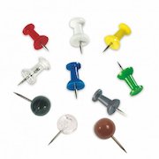 Bi-Office Push Pins Assorted Colours (Pack 200)