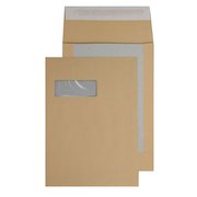Blake Purely Packaging Board Backed Pocket Envelope C4 Peel and Seal 120gsm Manilla (Pack 125)