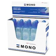 Tombow MONO Aqua Liquid Glue With Two Tips Transparent (Pack 10)