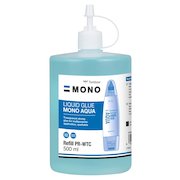 Tombow MONO Aqua PT-WTC Liquid Glue Refill Transparent 500ml