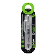 Tombow AirPress Retractable Ballpoint Pen 0.7mm Tip Transparent Barrel Black Ink