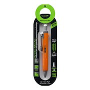 Tombow AirPress Retractable Ballpoint Pen 0.7mm Tip Orange Barrel Black Ink