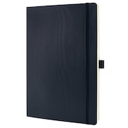 Sigel CONCEPTUM A4 Casebound Soft Cover Notebook Ruled 194 Pages Black CO311