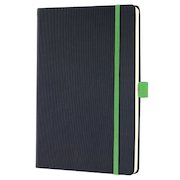 Sigel CONCEPTUM A5 Casebound Hard Cover Notebook Ruled 194 Pages Anniversary Edition Black-Green CO665