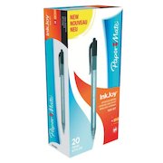 Paper Mate Inkjoy 100 Retractable Ballpoint Pen Medium 1.0mm Tip 0.7mm Line Black