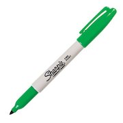 Sharpie Permanent Marker Fine Tip 0.9mm Line Green (Pack 12)