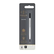 Parker Quink Rollerball Refill for Rollerball Pens Fine Black (Single Refill)