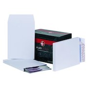 Plus Fabric Envelopes PEFC Peel & Seal Gusset 120gsm C4 324x229x25mm White