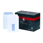Plus Fabric Pocket Envelope C5 Self Seal Window 120gsm White (Pack 500)