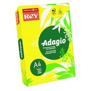 Rey Adagio Paper A4 80gsm Deep Yellow (Ream 500) ADAGI080X692