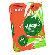 Rey Adagio Paper A4 80gsm Deep Orange (Ream 500) ADAGI080X689