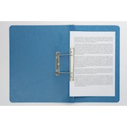 Europa Spiral Wirebound Spring Transfer File Manilla A4 300 Micron Blue (Pack 25) 3005