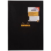 Rhodia A4 Casebound Hard Cover Notebook Ruled 192 Pages (Pack 3) 119230C