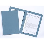 Exacompta Transfer File Manilla Foolscap Blue 285gsm (Pack 25) TFM-BLUZ