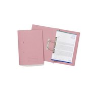 Exacompta Transfer File Manilla Foolscap Pink 285gsm (Pack 25) TFM-PNKZ