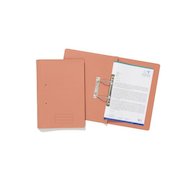 Exacompta Transfer File Manilla Foolscap Orange 285gsm (Pack 25) TFM-ORGZ