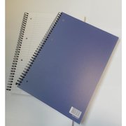 ValueX A4 Plus Wirebound Polypropylene Notebook 160 Pages Blue (Pack 10)