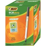 Bic Ecolutions Round Stic Ballpoint Pen Recycled
