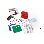 Bi-Office Magnetic Planning Kit For Use on Metal Surfaces and Magnetic Whiteboards KT1717