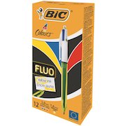 Bic 4 Colours Fluo Ballpoint Pen and Highlighter