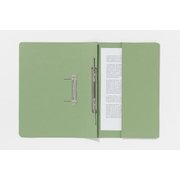 Guildhall Spring Pocket Transfer File Manilla Foolscap 285gsm Green (Pack 25)