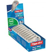 Tipp-Ex Pure ECO Mini Correction Tape Roller 5mmx6m White (Pack 10)