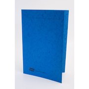 Europa Square Cut Folder Pressboard A4 265gsm Blue (Pack 50)
