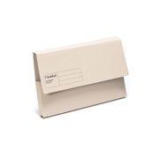 Guildhall Blue Angel Document Wallet Manilla Foolscap Half Flap 285gsm Buff (Pack 50)