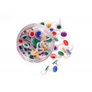 ValueX Hook Push Pin Assorted Colours (Pack 100)