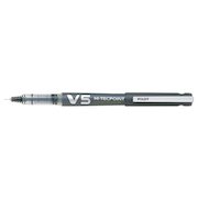 Pilot Begreen V5 Hi-Tecpoint Cartridge System Liquid Ink Rollerball Pen Recycled 0.5mm Tip 0.3mm Line Black (Pack 10)