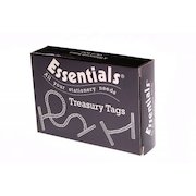 ValueX Treasury Tag Plastic 25mm (Pack 100)
