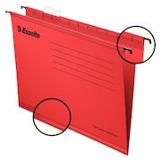 Esselte Classic A4 Suspension File Board 15mm V Base Red (Pack 25) 90316