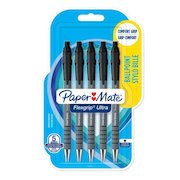 Paper Mate Flexgrip Ultra Retractable Ballpoint Pen Medium Point 1.0mm Black