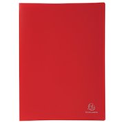 Exacompta A4 Display Book Soft Eco Polypropylene 20 Pocket Red