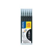 Pilot Refill for FriXion Ball/Clicker Pens 0.7mm Tip Black (Pack 6)