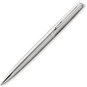 Waterman Hemisphere Ballpoint Pen Stainless Steel Barrel Blue Ink Gift Box