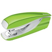 Leitz WOW Half Strip Stapler Metal 30 Sheet Green 55021054