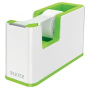 Leitz WOW Dual Colour Tape Dispenser for 19mm Tapes White/Green 53641054