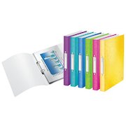 Leitz WOW Ring Binder Polypropylene 2 O-Ring A4 25mm Rings Assorted (Pack 12) 42570099