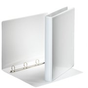 Esselte Essentials Presentation Ring Binder Polypropylene 4 D-Ring A4 20mm Rings White (Pack 10) 49701