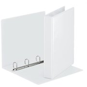 Esselte Essentials Presentation Ring Binder Polypropylene 4 D-Ring A4 30mm Rings White (Pack 10) 49703