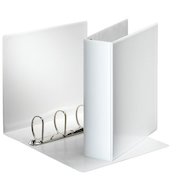 Esselte Essentials Presentation Ring Binder Polypropylene 4 D-Ring A4 60mm Rings White (Pack 10) 49706