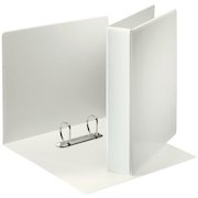 Esselte Essentials Presentation Ring Binder Polypropylene 2 D-Ring A4 40mm Rings White (Pack 10) 49739