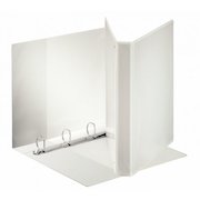 Esselte Standard Presentation Ring Binder Polypropylene 4 D-Ring A4 25mm Rings White (Pack 10) 55292