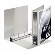 Leitz Premium SoftClick Presentation Ring Binder Polypropylene 4 D-Ring A4 Plus 40mm Rings White (Pack 4) 42030001