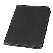 Alassio Lorenzo A4 Organiser File Leather Black 30067