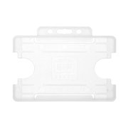 Dual Sided Open Faced ID Card Holders Landscape